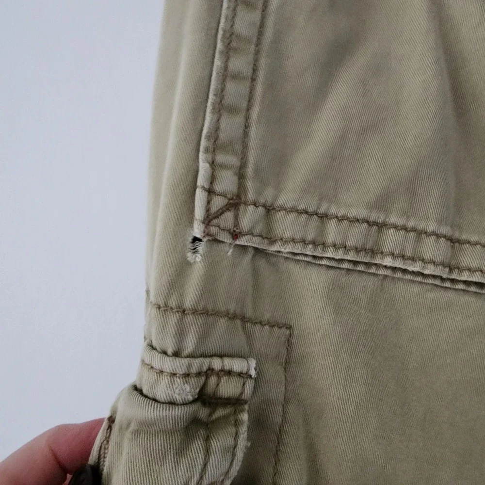 American Eagle‎ Outfitters Mens Cargo Shorts Size 30 Khaki Classic Length Cotton
